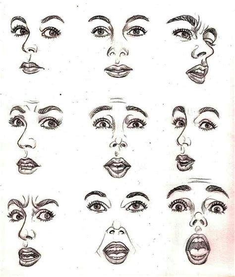 realistic facial expressions